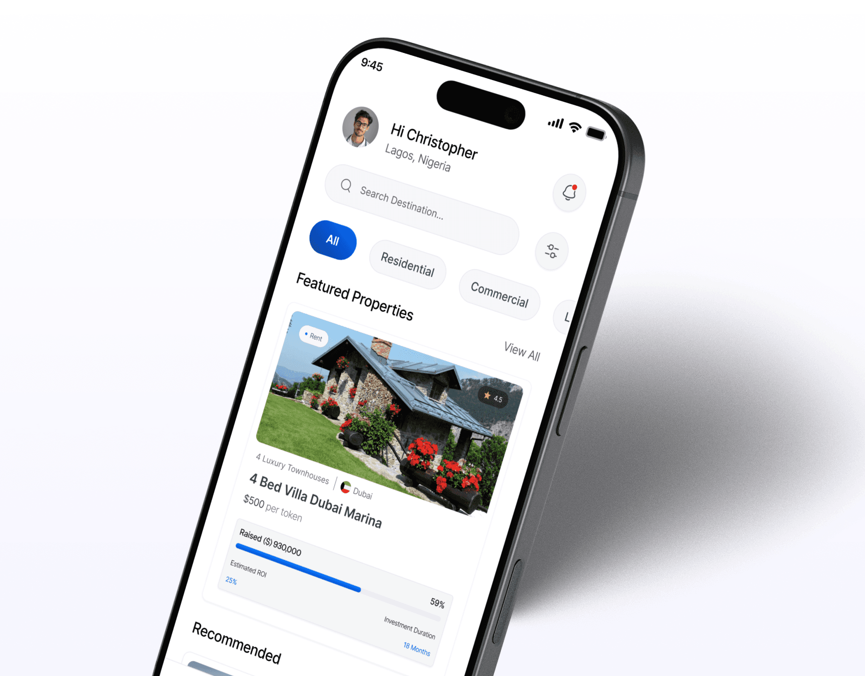 KeyFund Real-Estate App preview